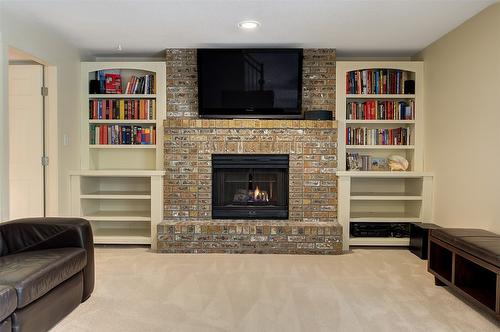 1577 Klein Road, West Kelowna, BC - Indoor Photo Showing Other Room With Fireplace