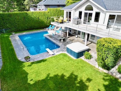 1577 Klein Road, West Kelowna, BC - Outdoor With In Ground Pool With Deck Patio Veranda With Backyard