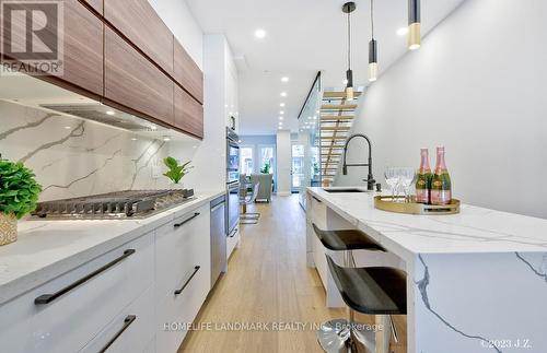 13 Alma Avenue, Toronto, ON - Indoor Photo Showing Kitchen With Upgraded Kitchen