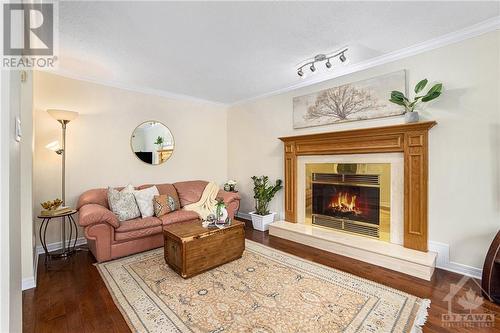 101 Picasso Drive, Ottawa, ON - Indoor Photo Showing Living Room With Fireplace