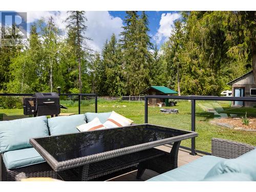 28 Begbie Road, Cherryville, BC - Outdoor With Deck Patio Veranda With Backyard