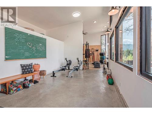 2451 Okanagan Street, Armstrong, BC - Indoor Photo Showing Gym Room