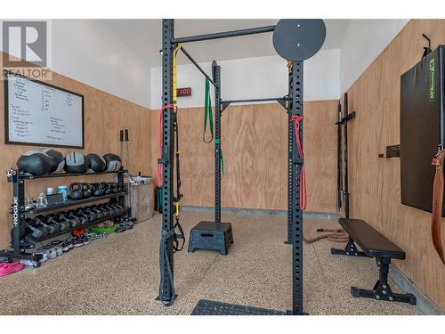 2451 Okanagan Street, Armstrong, BC - Indoor Photo Showing Gym Room