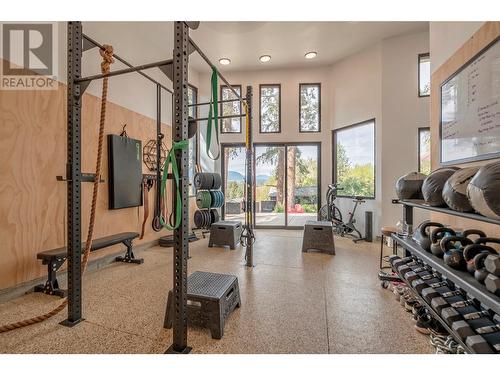 2451 Okanagan Street, Armstrong, BC - Indoor Photo Showing Gym Room