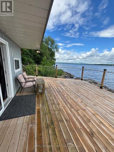 11278 Loyalist Parkway, Prince Edward County (Picton), ON - Outdoor With Body Of Water With Deck Patio Veranda With Exterior