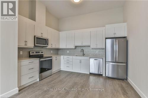 Imported from itso - 706 - 1600 Hyde Park Road, London, ON - Indoor Photo Showing Kitchen With Stainless Steel Kitchen