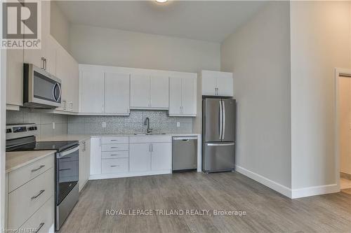 Imported from itso - 706 - 1600 Hyde Park Road, London, ON - Indoor Photo Showing Kitchen With Stainless Steel Kitchen With Upgraded Kitchen