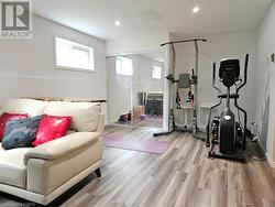 Enough space for the exercise equipment - 