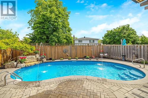 839 Merritt Drive, Milton, ON - Outdoor With In Ground Pool With Backyard