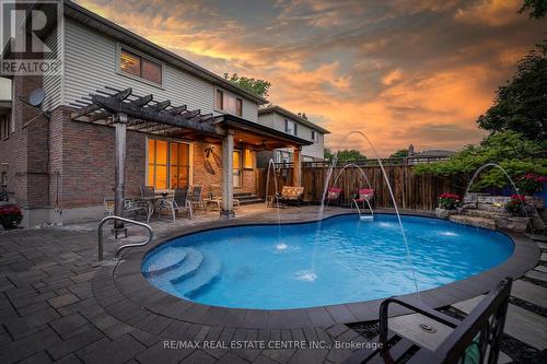 839 Merritt Drive, Milton, ON - Outdoor With In Ground Pool