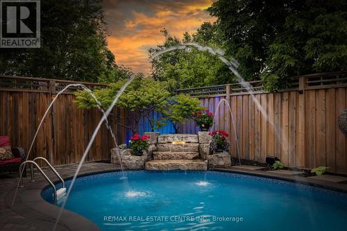 839 Merritt Drive, Milton, ON - Outdoor With In Ground Pool