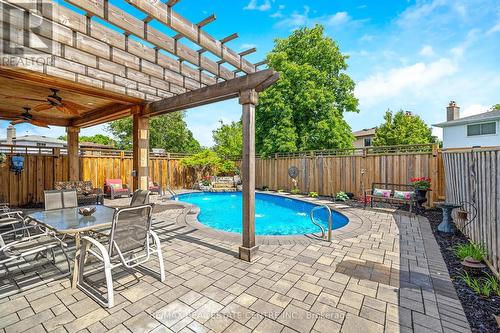 839 Merritt Drive, Milton, ON - Outdoor With In Ground Pool With Deck Patio Veranda