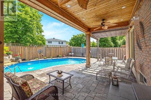 839 Merritt Drive, Milton (Timberlea), ON - Outdoor With In Ground Pool With Deck Patio Veranda