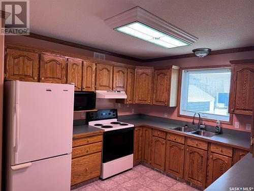 128 Cameron Crescent, Watson, SK - Indoor Photo Showing Kitchen With Double Sink