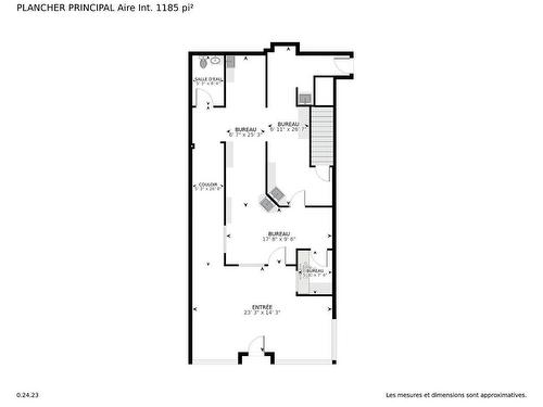 Plan (croquis) - 823 Rue Ontario E., Montréal (Ville-Marie), QC 