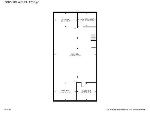 Plan (croquis) - 823 Rue Ontario E., Montréal (Ville-Marie), QC 