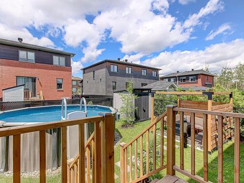 Balcon - 3464 Rue Des Stellaires, Longueuil (Le Vieux-Longueuil), QC - Outdoor With Above Ground Pool With Exterior