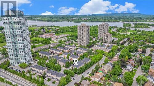 Aerial of Ottawa River - 122 Lanark Avenue, Ottawa, ON - Outdoor With Body Of Water With View