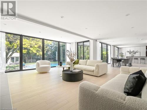 Step into the epitome of contemporary elegance as you enter this sleek and stylish living room. Clean lines and minimalist design elements define the space, creating an atmosphere of understated sophi - 261 Whitmore Drive, Waterloo, ON - Indoor Photo Showing Living Room