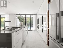 Sleek cabinetry-minimalistic design. - 