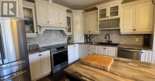 9 Dock Point Street, Marystown, NL - Indoor Photo Showing Kitchen With Double Sink With Upgraded Kitchen