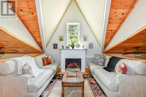 121 Fish Hook Lane, Marmora And Lake, ON - Indoor Photo Showing Other Room With Fireplace