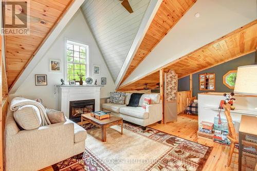 121 Fish Hook Lane, Marmora And Lake, ON - Indoor Photo Showing Other Room With Fireplace