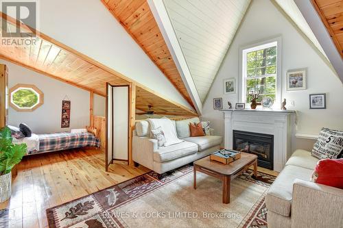 121 Fish Hook Lane, Marmora And Lake, ON - Indoor Photo Showing Living Room With Fireplace