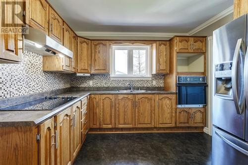 3 Clarkes Place, Upper Island Cove, NL - Indoor Photo Showing Kitchen With Double Sink