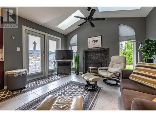 463 Eastside Avenue, Oliver, BC - Indoor Photo Showing Living Room With Fireplace