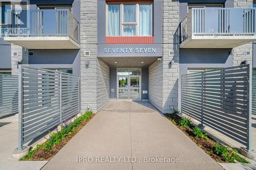 108 - 77 Leland Street, Hamilton (Ainslie Wood), ON - Outdoor