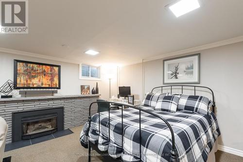 877 Riverside Drive, London, ON - Indoor Photo Showing Bedroom With Fireplace