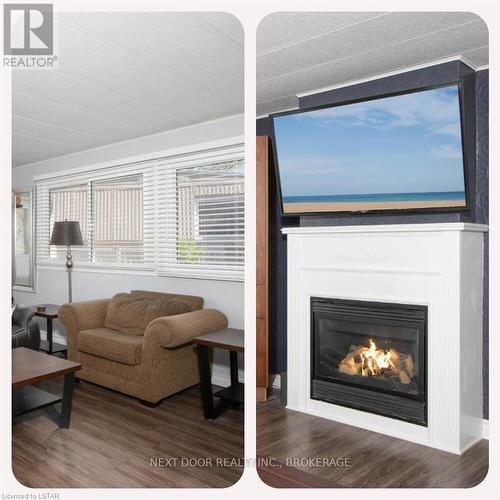 131 Sunningdale Place, South Huron (Stephen Twp), ON - Indoor Photo Showing Living Room With Fireplace