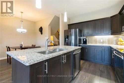 41 - 1924 Cedarhollow Boulevard, London, ON - Indoor Photo Showing Kitchen With Stainless Steel Kitchen With Double Sink With Upgraded Kitchen