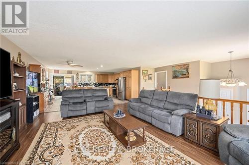 Imported from itso - 20437 Melbourne Road, Southwest Middlesex (Middlemiss), ON - Indoor Photo Showing Living Room With Fireplace