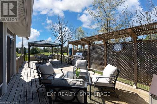 Imported from itso - 20437 Melbourne Road, Southwest Middlesex (Middlemiss), ON - Outdoor With Deck Patio Veranda With Exterior