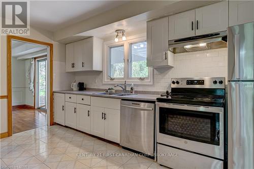 28 Redford Road, London, ON - Indoor Photo Showing Kitchen With Double Sink