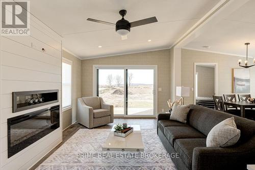 Lot 80 - 117 Meadowview Drive, North Perth (Listowel), ON - Indoor Photo Showing Living Room With Fireplace