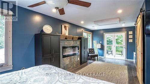 315 Hill Street, Central Elgin (Port Stanley), ON - Indoor Photo Showing Bedroom With Fireplace