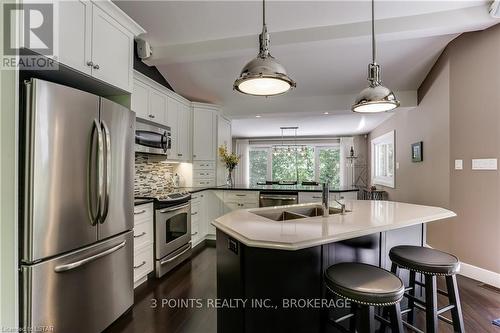 4 Frances Crescent, South Huron (Stephen Twp), ON - Indoor Photo Showing Kitchen With Double Sink With Upgraded Kitchen