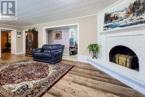 47 Monarch Park Drive, St. Catharines, ON - Indoor Photo Showing Living Room With Fireplace