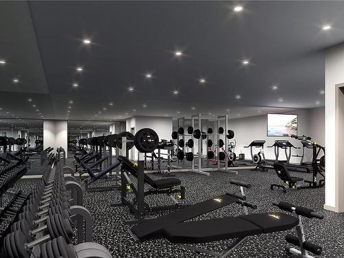 A408-1102 Esquimalt Rd, Esquimalt, BC - Indoor Photo Showing Gym Room