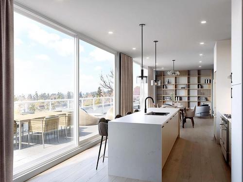 A408-1102 Esquimalt Rd, Esquimalt, BC - Indoor Photo Showing Kitchen With Upgraded Kitchen