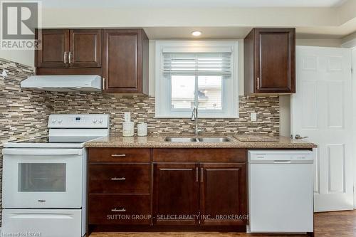 811 Nixon Avenue, London, ON - Indoor Photo Showing Kitchen With Double Sink