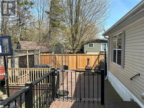 33, #24 Pitt Street, Bayham (Port Burwell), ON - Outdoor With Deck Patio Veranda With Exterior