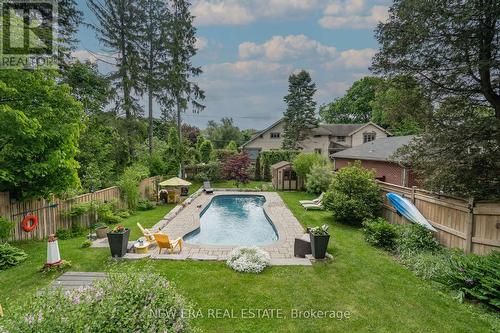 22 Ben Machree Drive, Mississauga, ON - Outdoor With In Ground Pool With Backyard