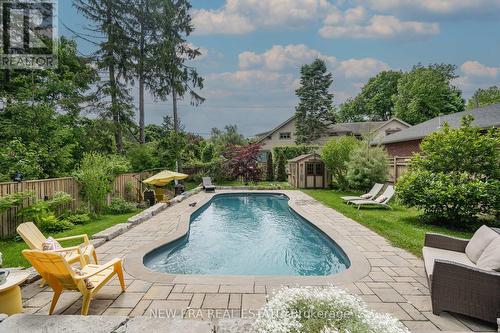 22 Ben Machree Drive, Mississauga, ON - Outdoor With In Ground Pool