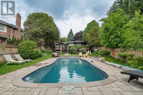 22 Ben Machree Drive, Mississauga, ON - Outdoor With In Ground Pool With Backyard