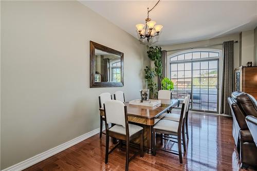 Walk out to front balcony from dining room - 5255 Dryden Avenue, Burlington, ON - Indoor Photo Showing Dining Room