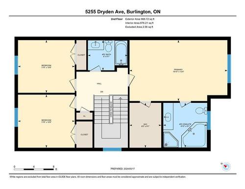 Great upper level floor plan for families - 5255 Dryden Avenue, Burlington, ON - Other